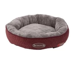 Scruffs Thermal Ring Cat Bed - Burgundy — Bonnie Little Paws