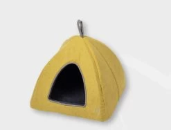 Gorpets Camden Winter Pyramid Bed - Mustard β Bonnie Little Paws
