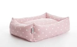 Bolster Dog Bed Dotty Rose — Bonnie Little Paws