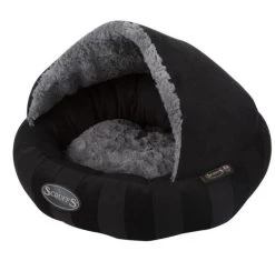 AristoCat Dome Cat Bed - Brown/black β Bonnie Little Paws